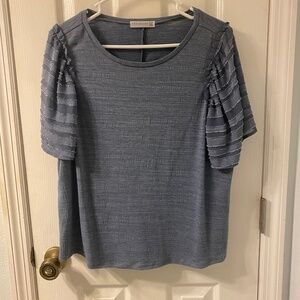 Blue Short Sleeve Top XL